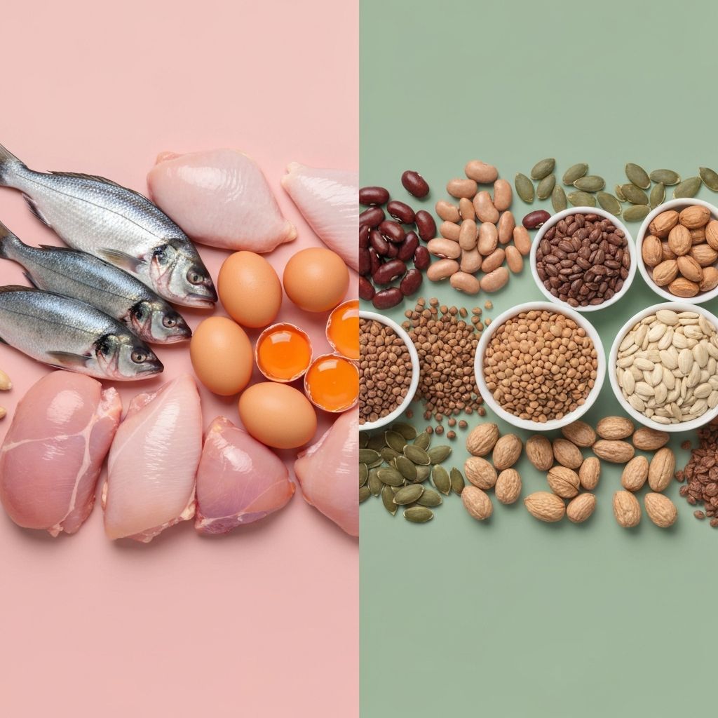 Porównanie źródeł białka zwierzęcego i roślinnego